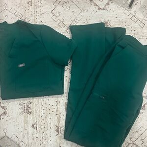 Figs Emerald Scrub Set XS S